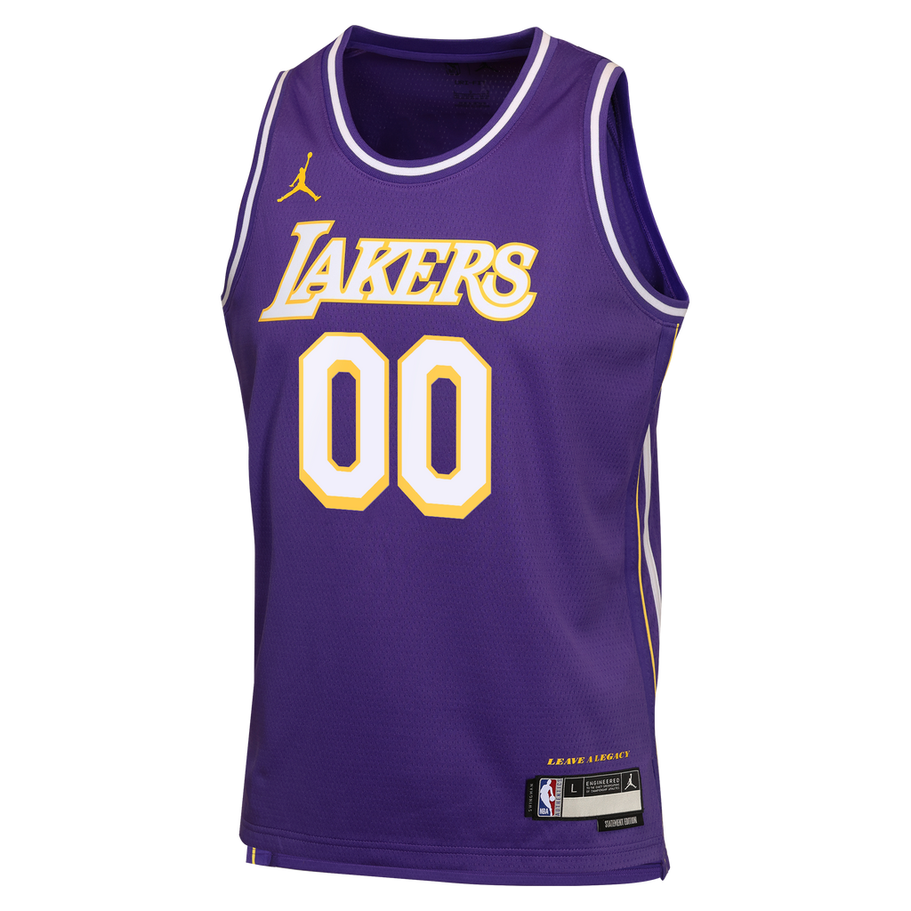 Los Angeles Lakers Jordan Statement Jersey - Custom - Youth